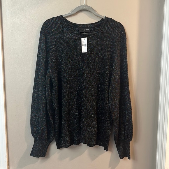 NWT Lane Bryant Glitter Sweater Top - Picture 1 of 8